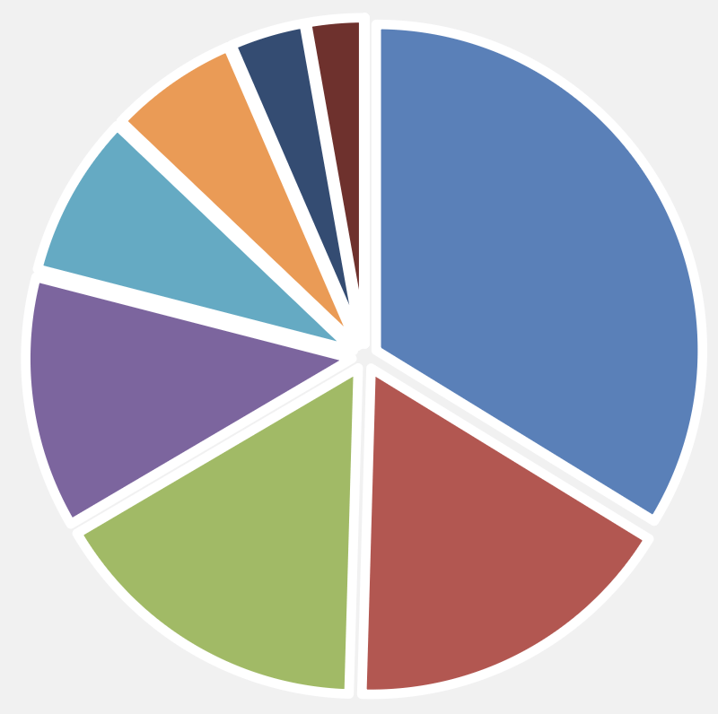 Concentrated Growth Q4 2025 Factsheet Pie Chart